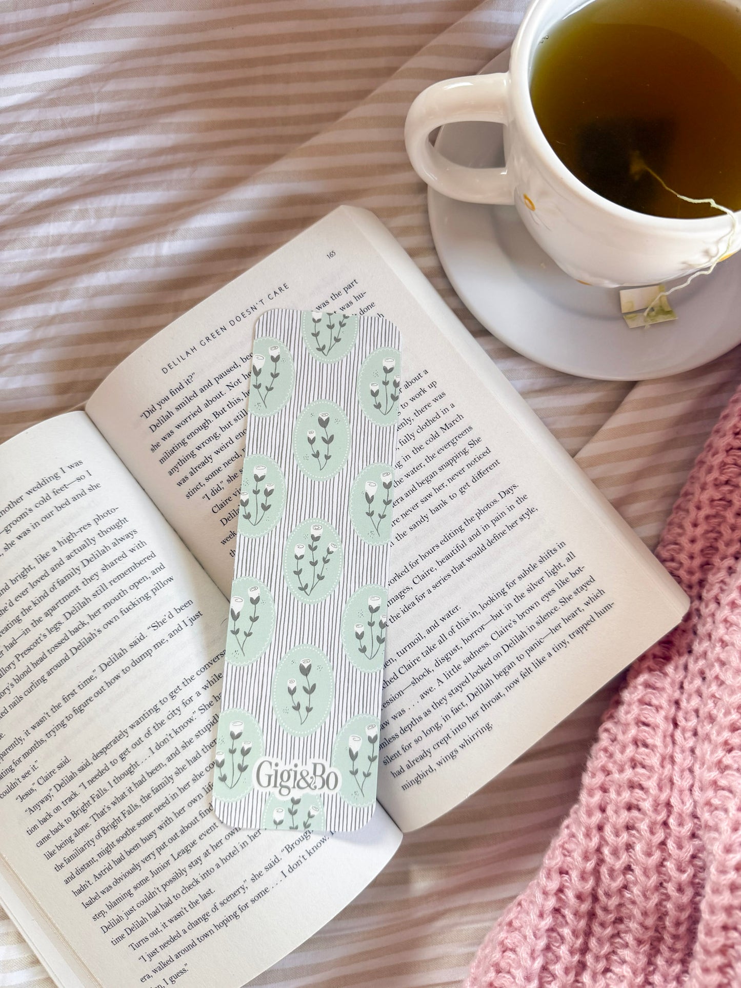 Minted Memory Bookmark