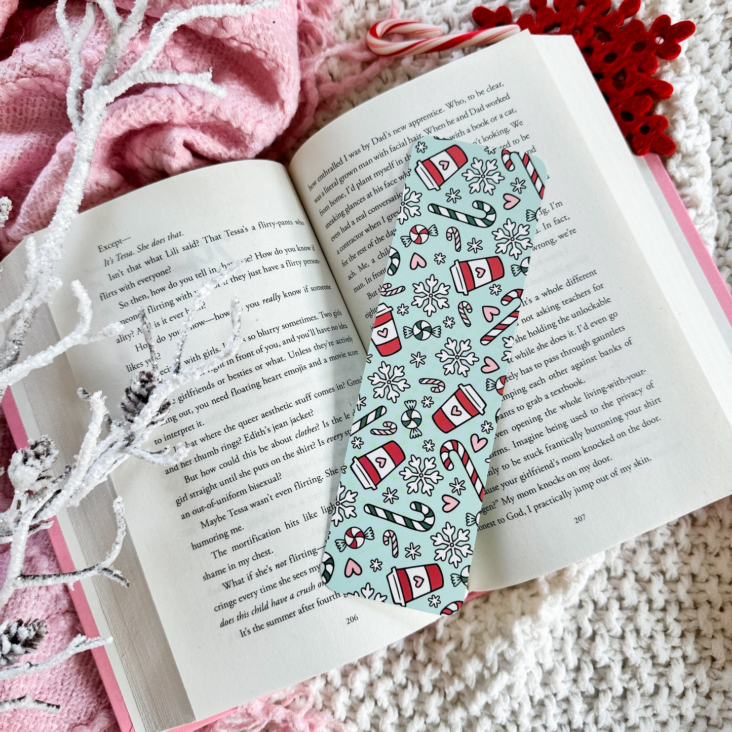 Peppermint Mocha Bookmark