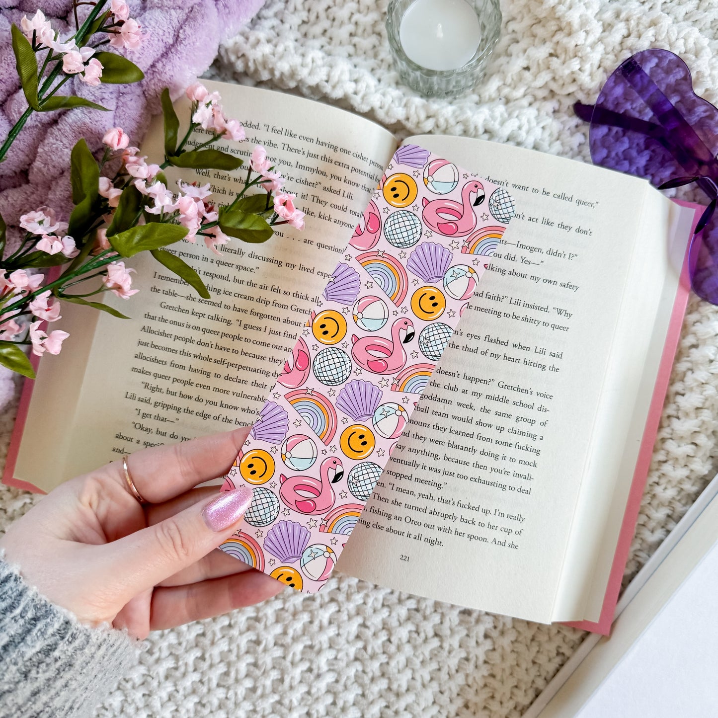 Pool Floats Bookmark