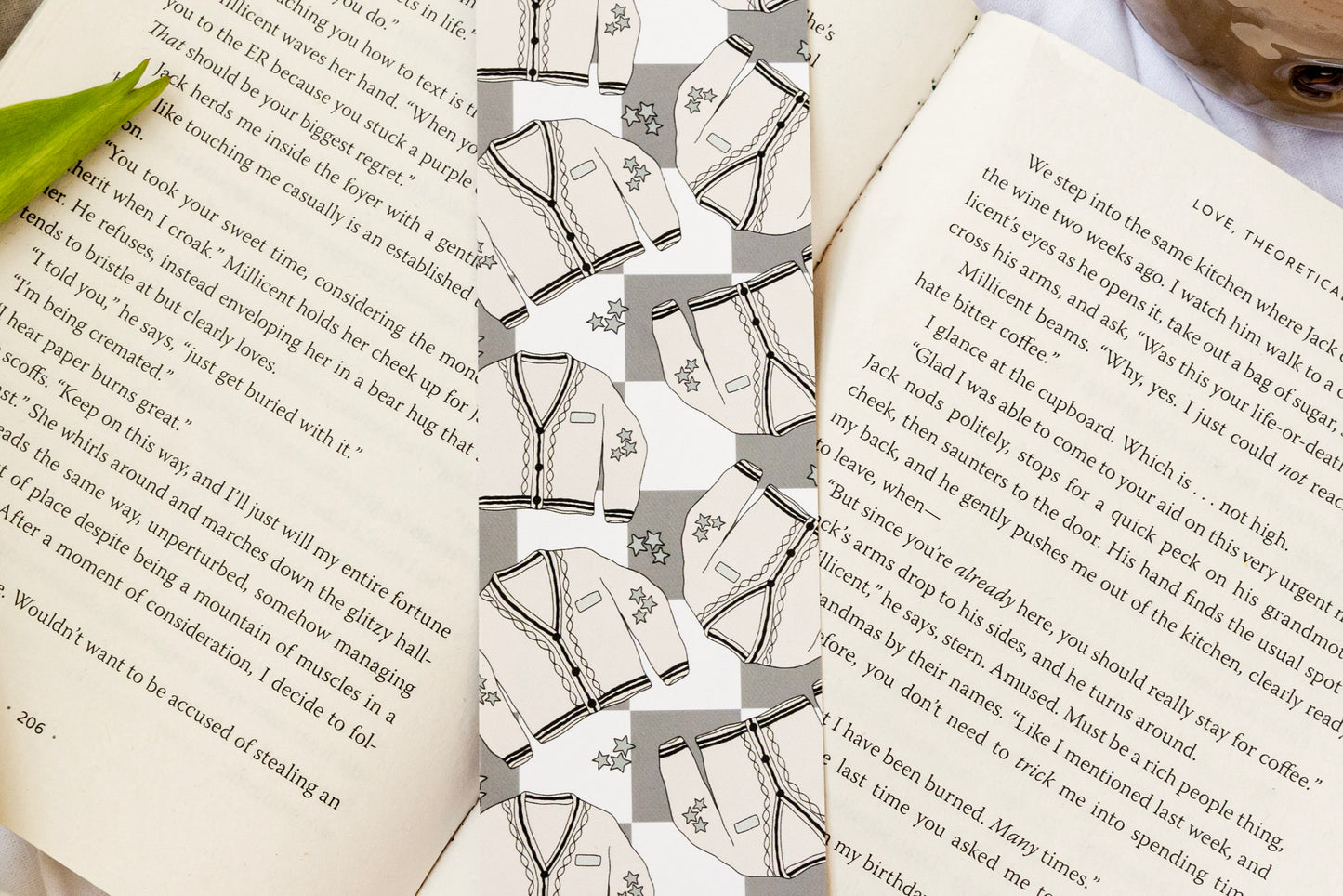 Cardigan Season Bookmark