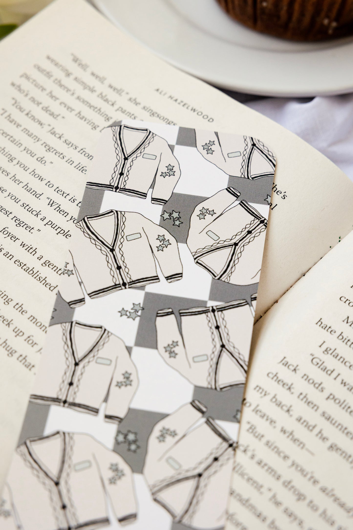 Cardigan Season Bookmark