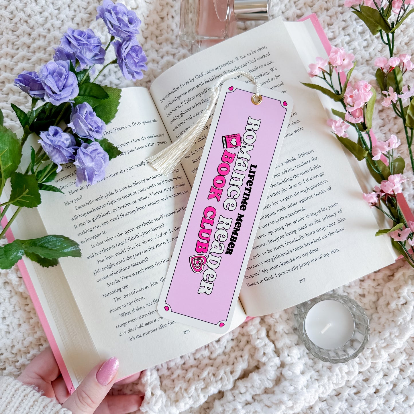Romance Reader Book Club Bookmark