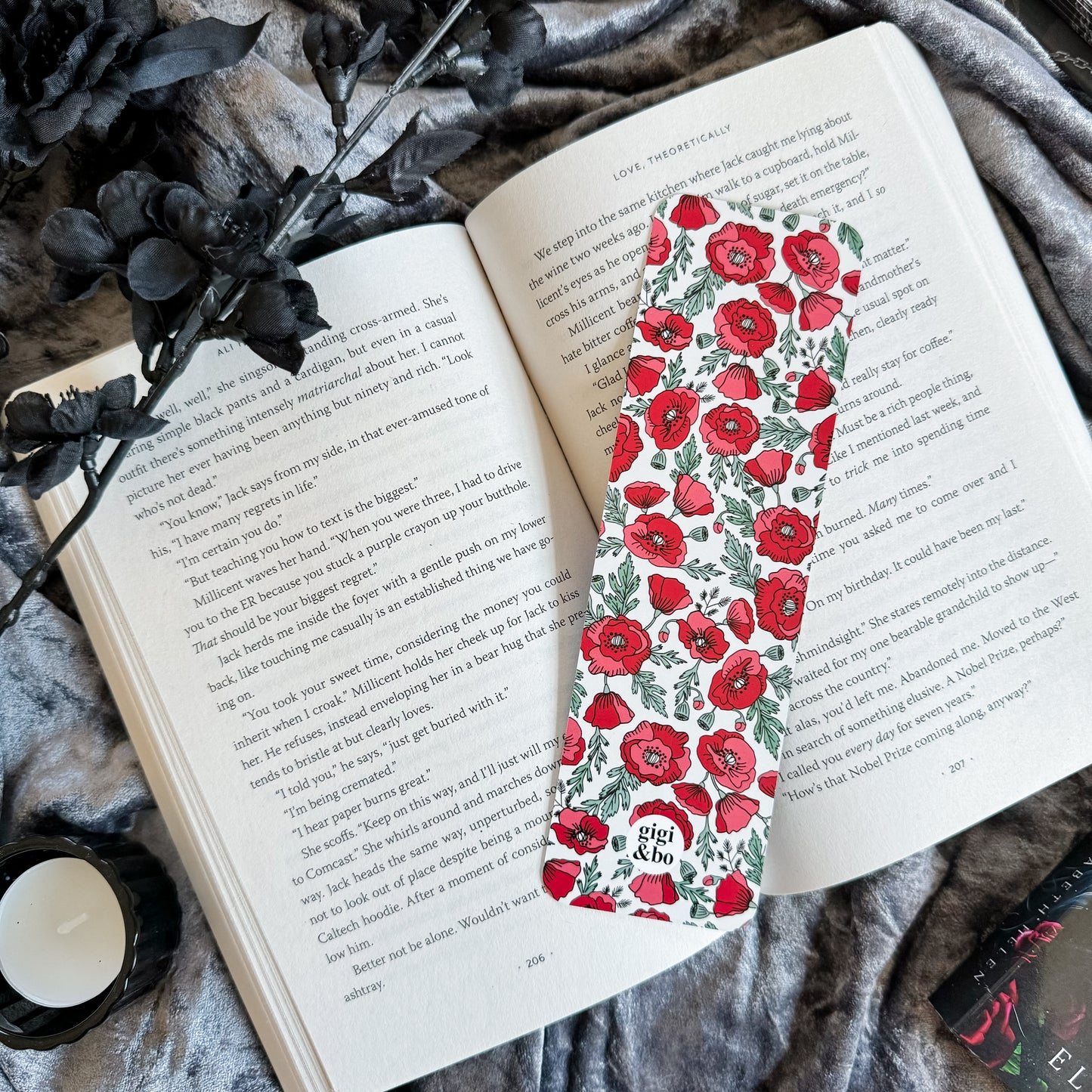 Pretty Poppies Bookmark