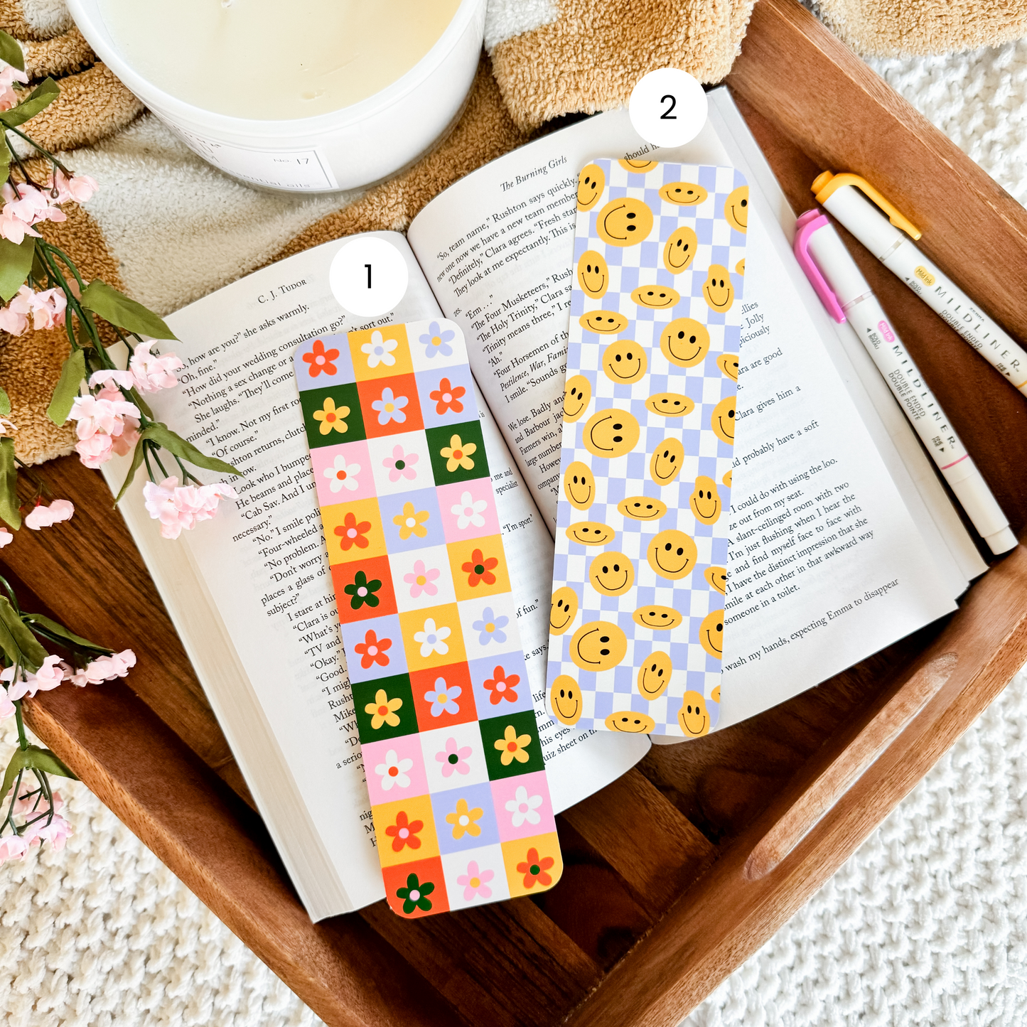 Retro Spring Bookmarks
