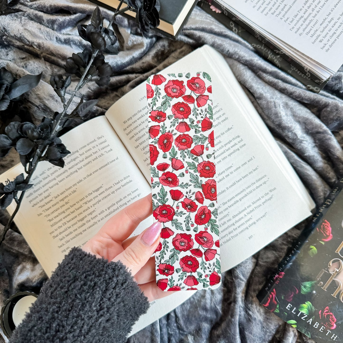 Pretty Poppies Bookmark