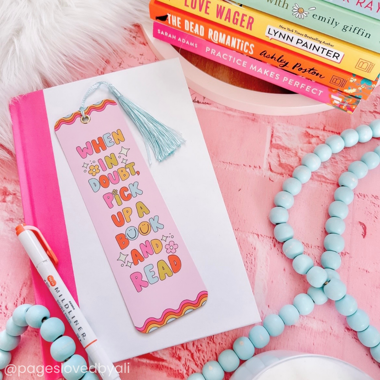 Pick Up A Book And Read Bookmark