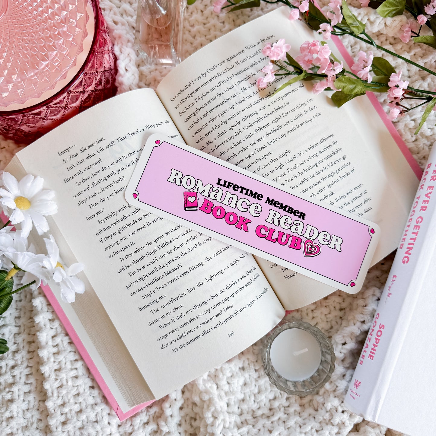 Romance Reader Book Club Bookmark