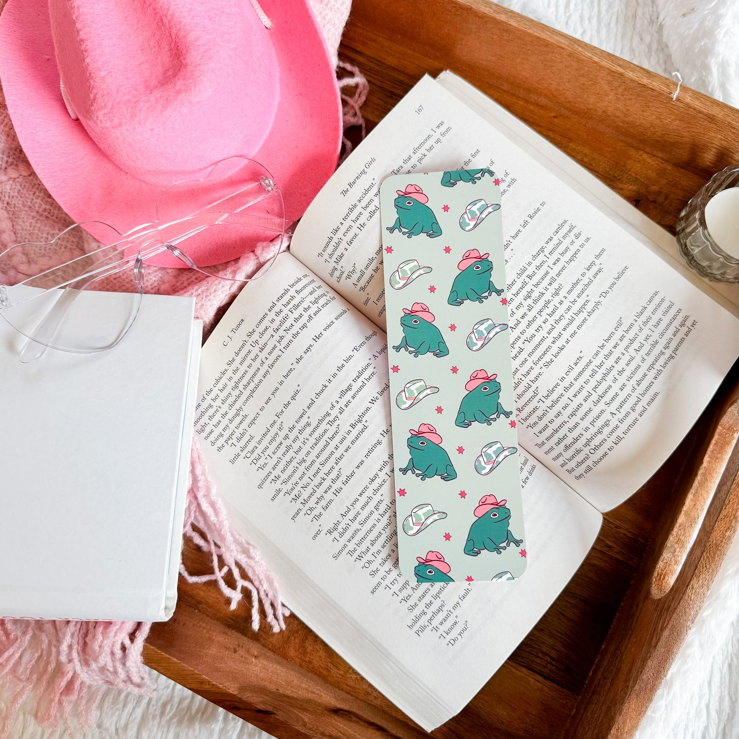 Yeehaw Frogs Bookmark
