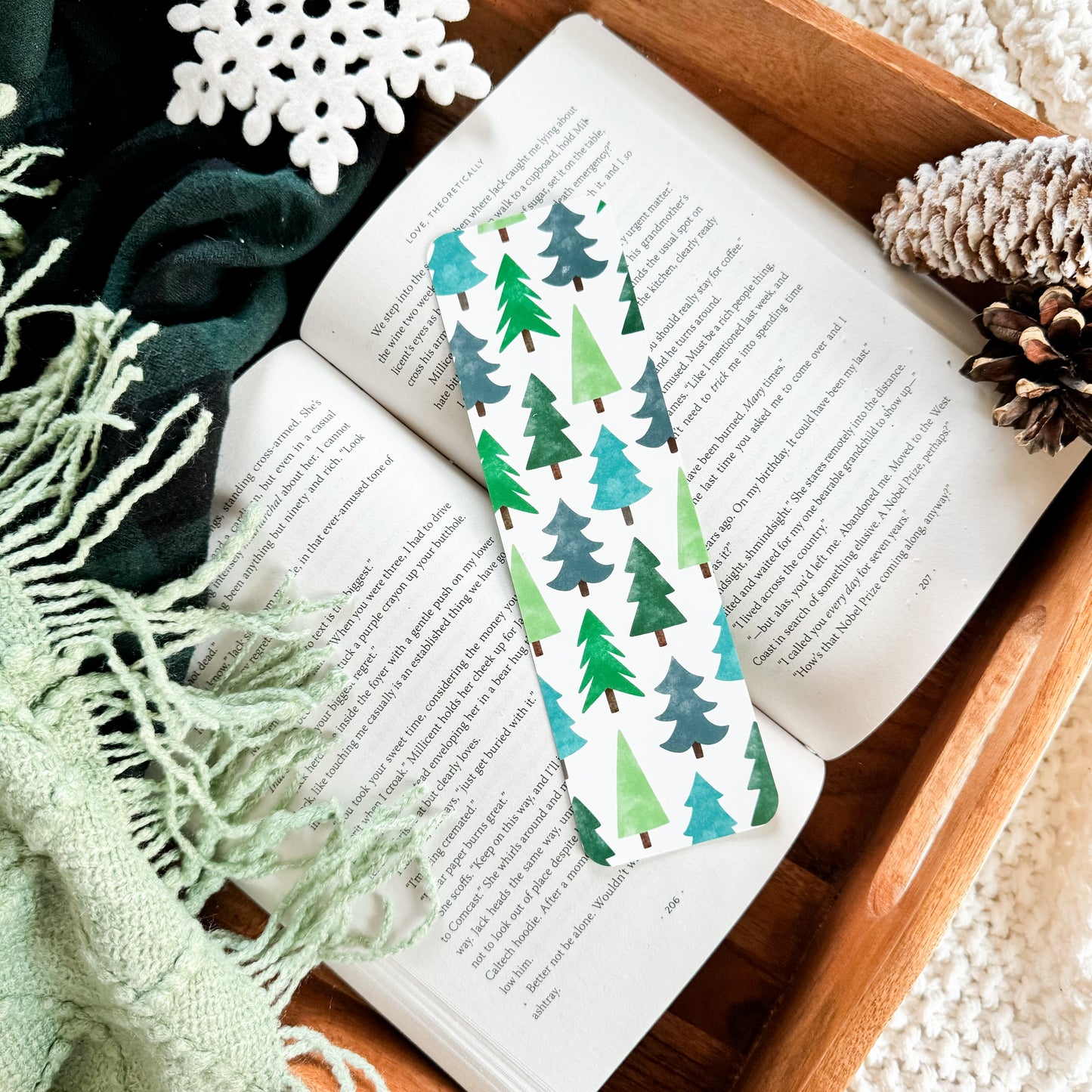 Evergreen Bookmark