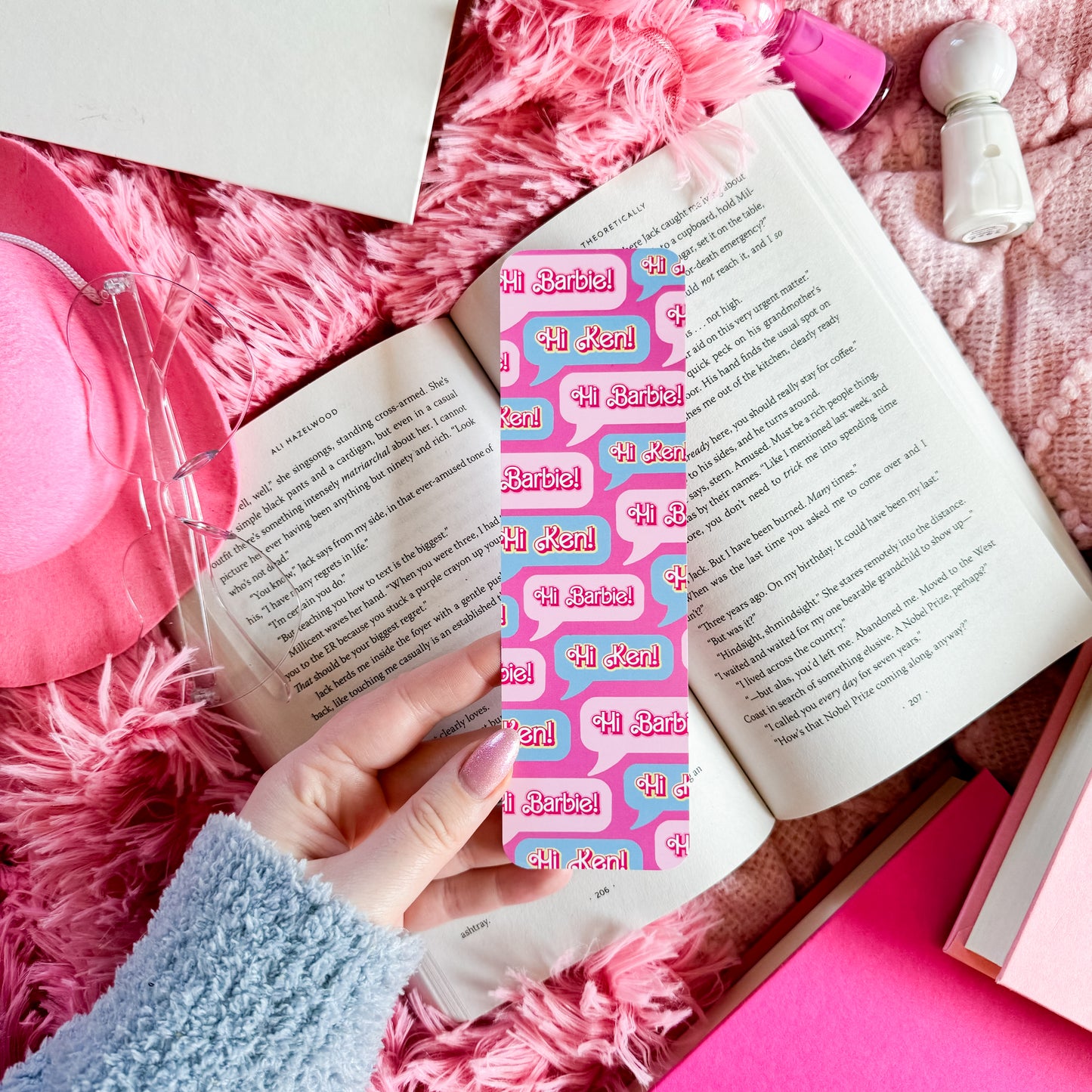 Hi Girlie Bookmark