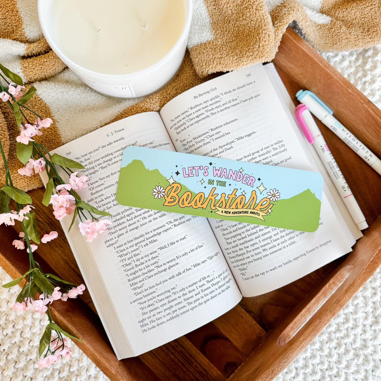 Let's Wander In The Bookstore Bookmark