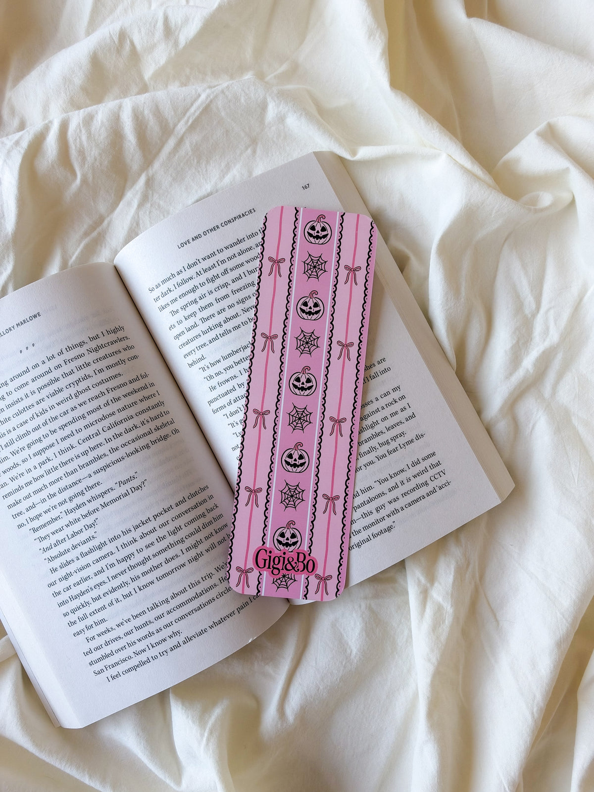 Pretty in Pumpkin Bookmark