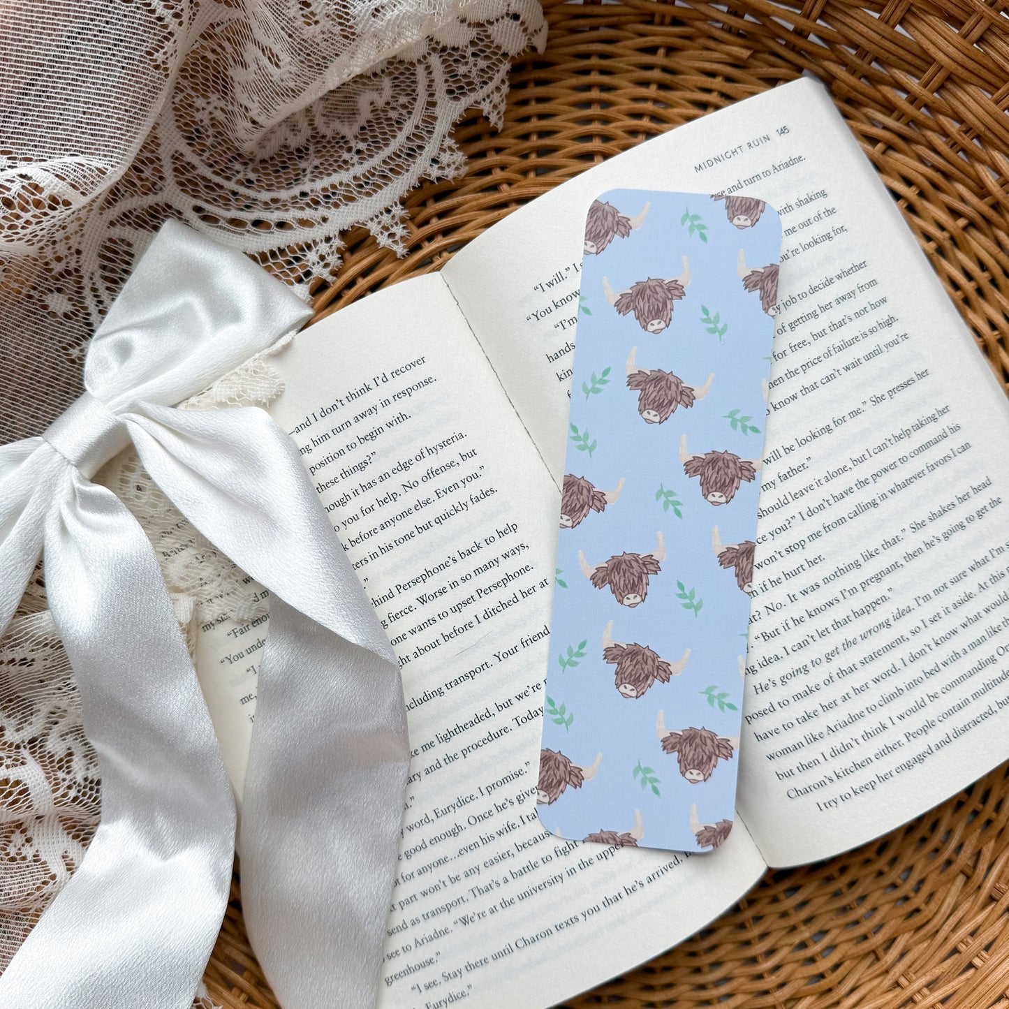 Highland Cows Bookmark