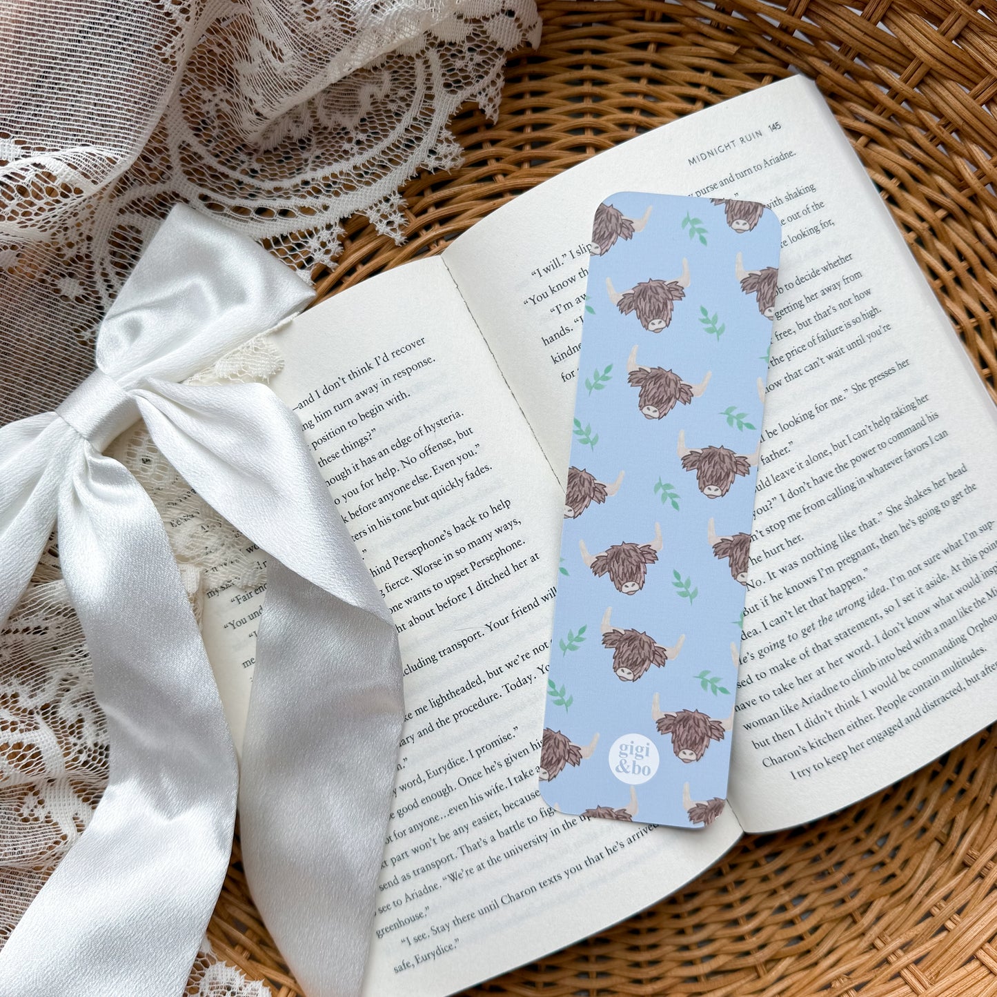 Highland Cows Bookmark
