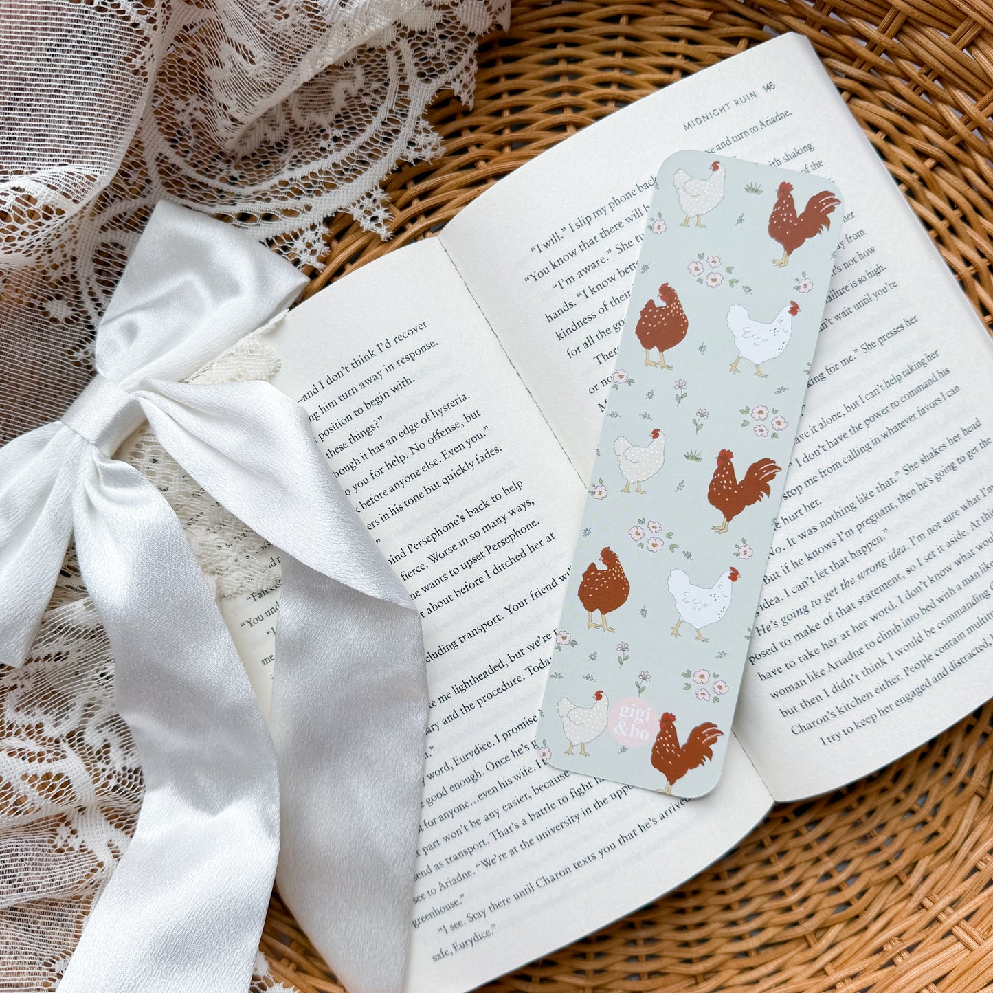 Michele's Chickens Bookmark