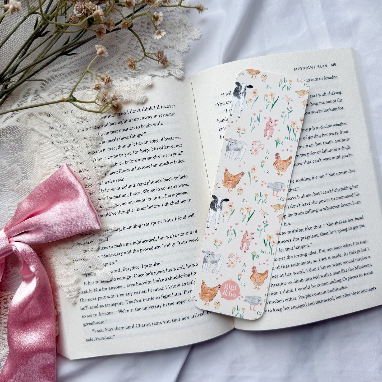 Barnyard Bunch Bookmark
