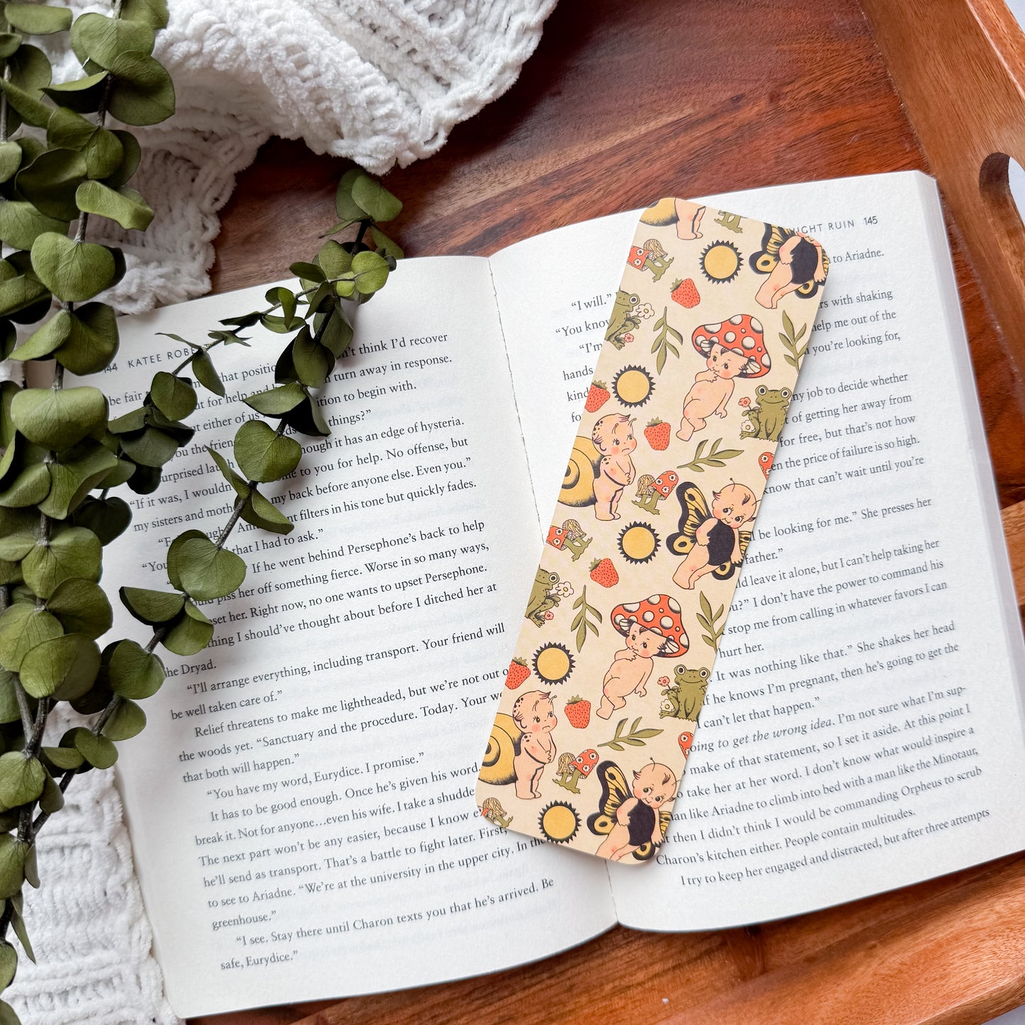 Cottage Cherubs Bookmark