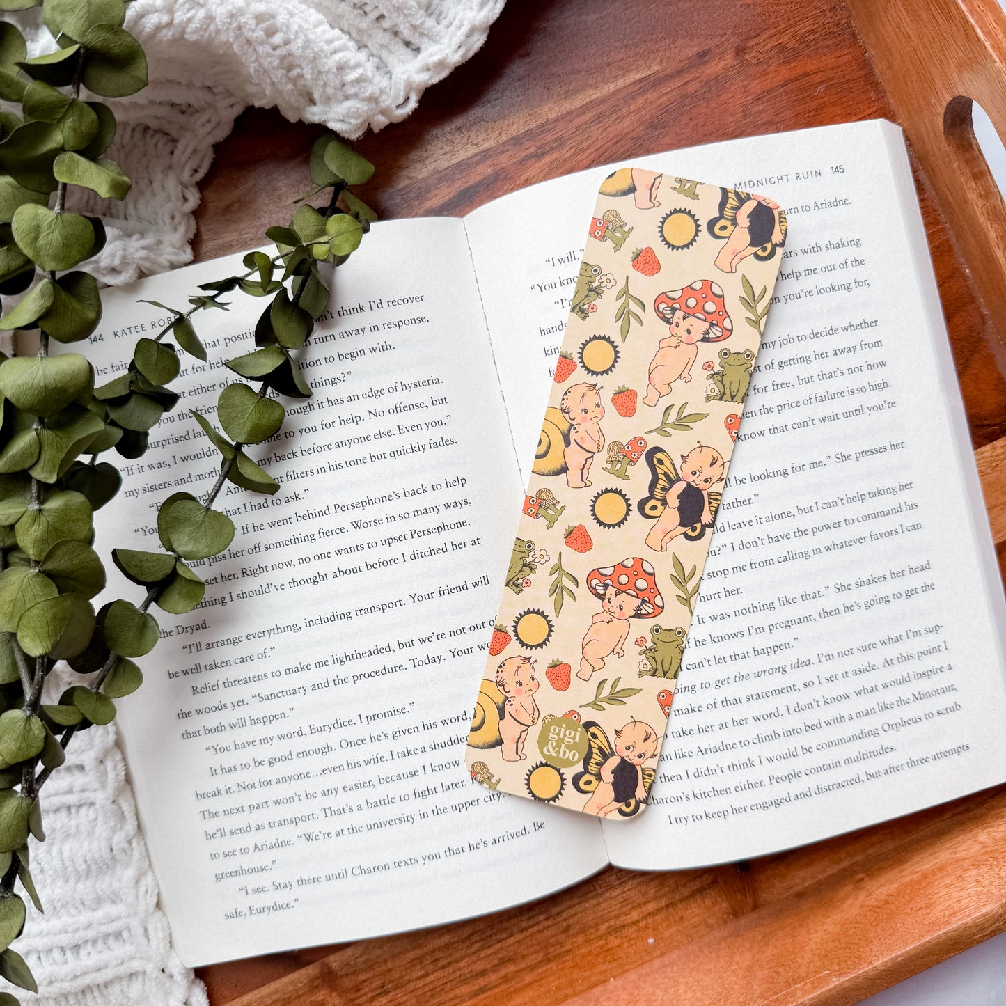 Cottage Cherubs Bookmark