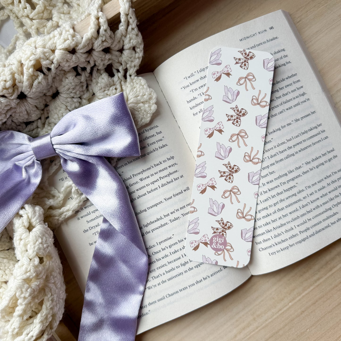 Cowgirl Bows Bookmark