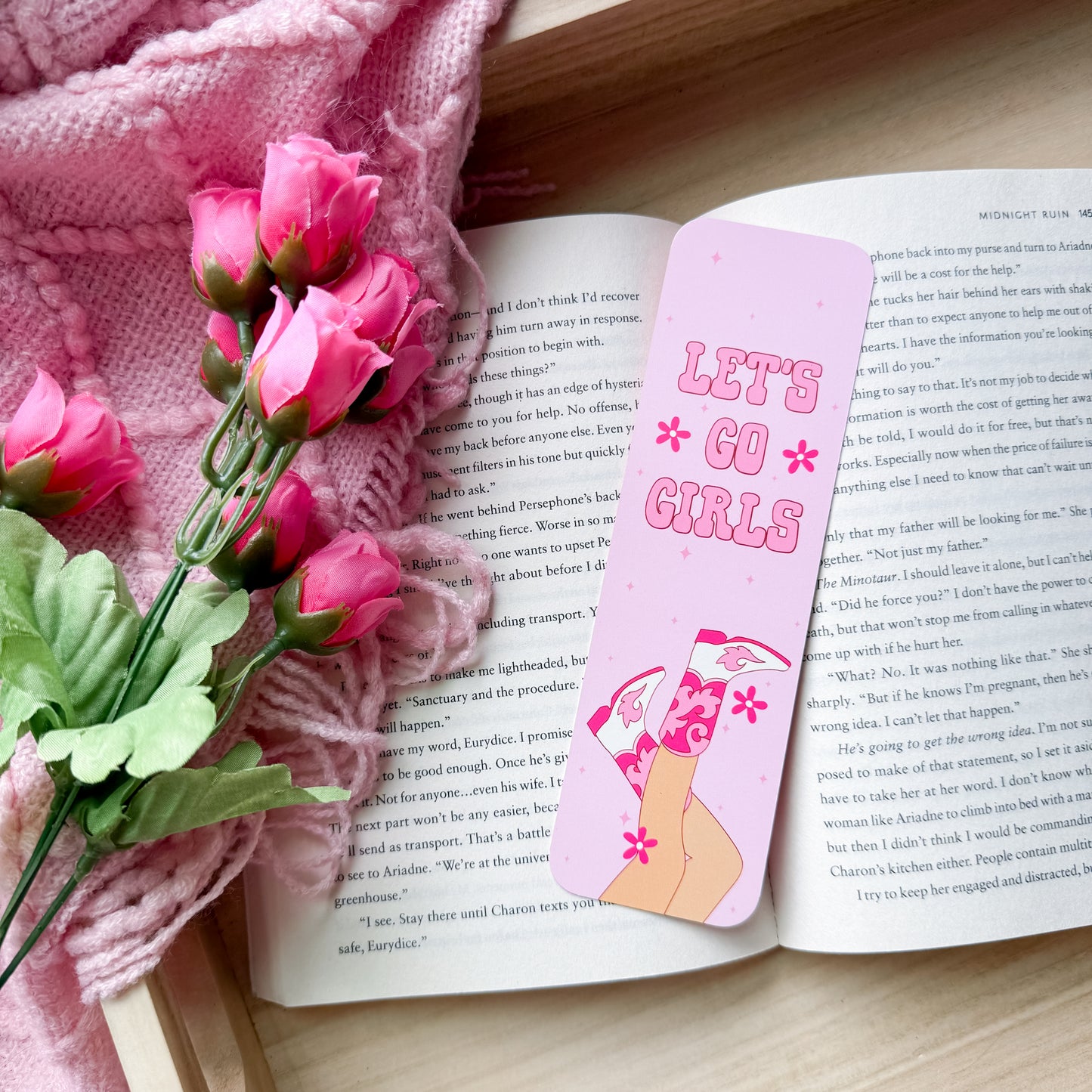 Let's Go Girls Bookmark