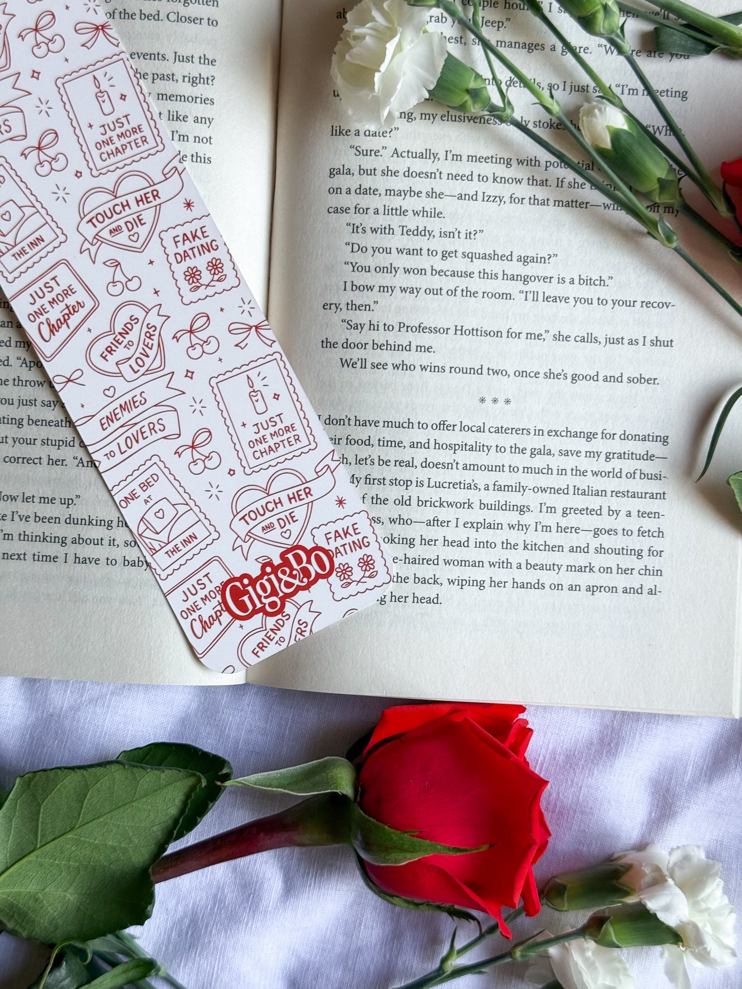 Romance Tropes Bookmark