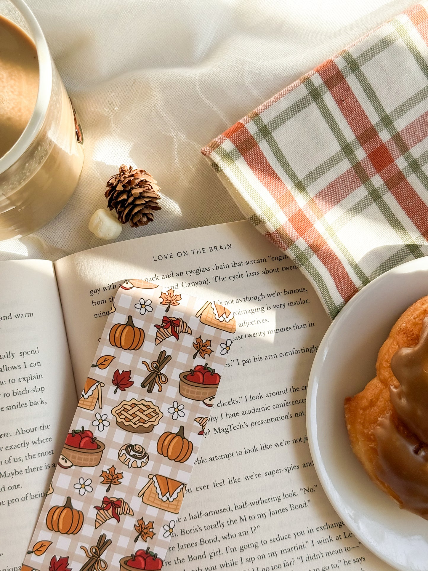 Fall Picnic Bookmark