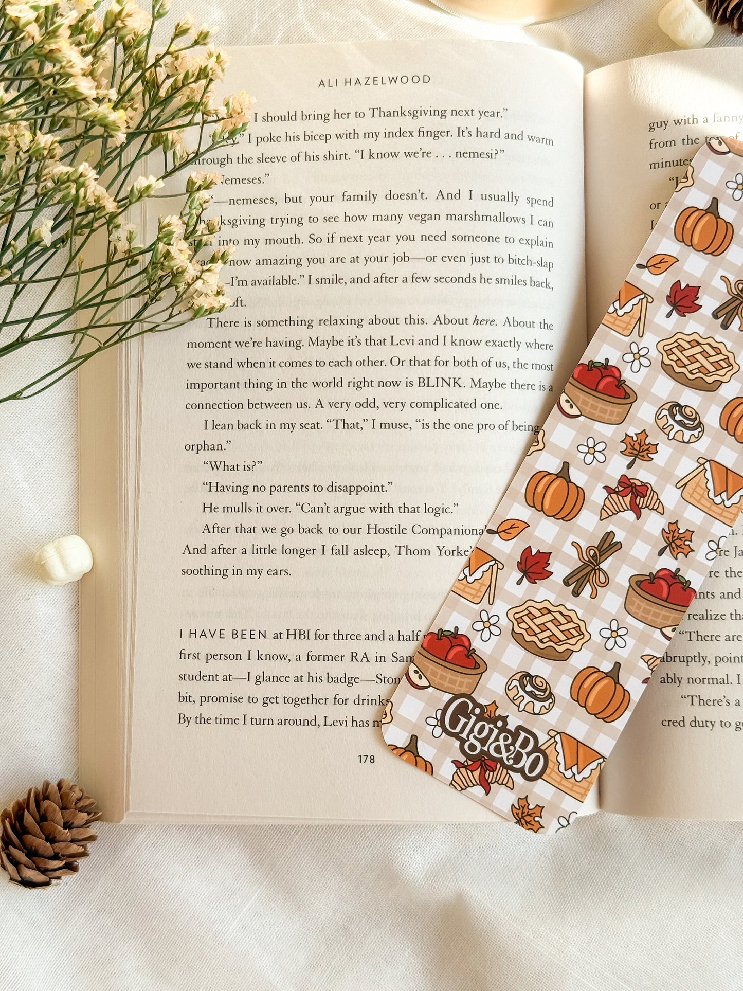 Fall Picnic Bookmark