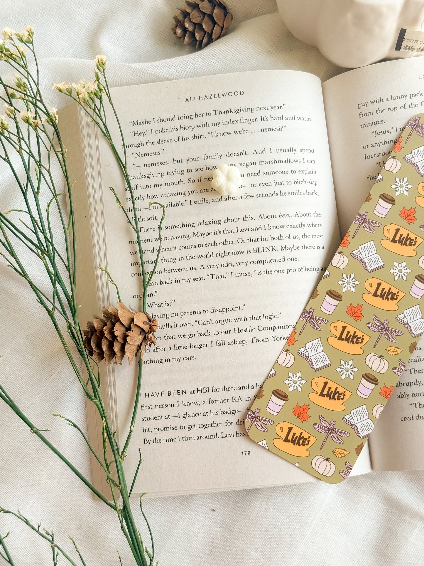 Reading at Luke's Bookmark