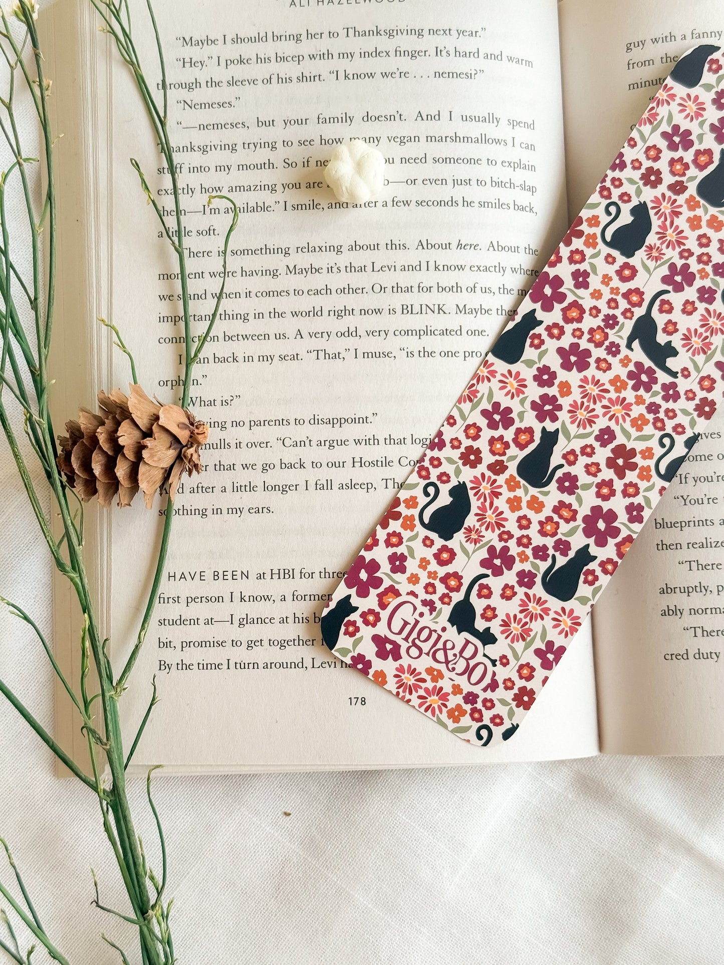 Floral Familiar Bookmark