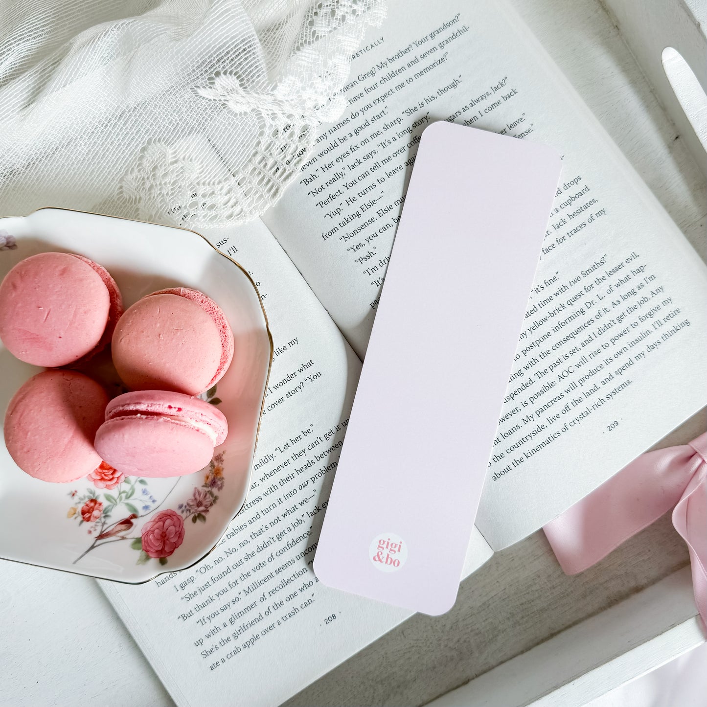 Coquette Croissants Bookmark