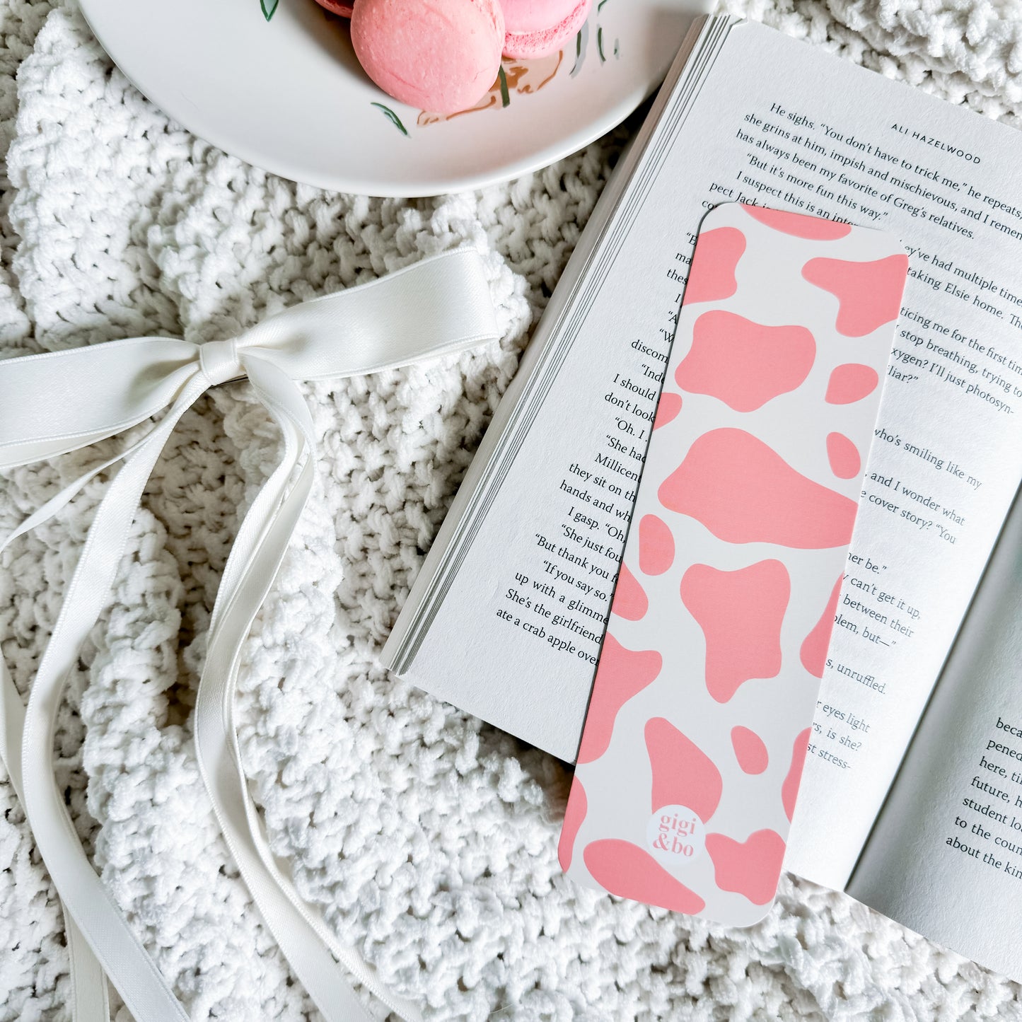 Strawberry Cow Bookmark