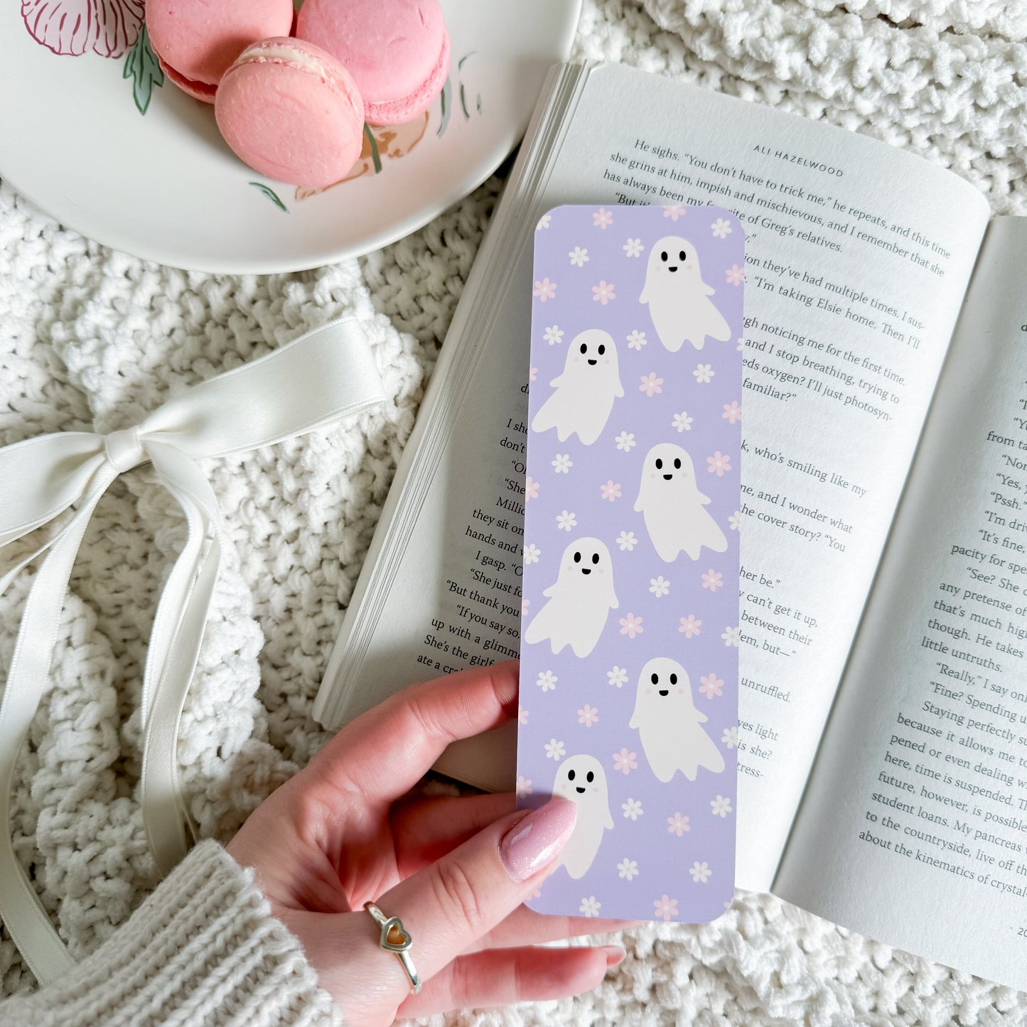 Boo-tiful Blossoms Bookmark