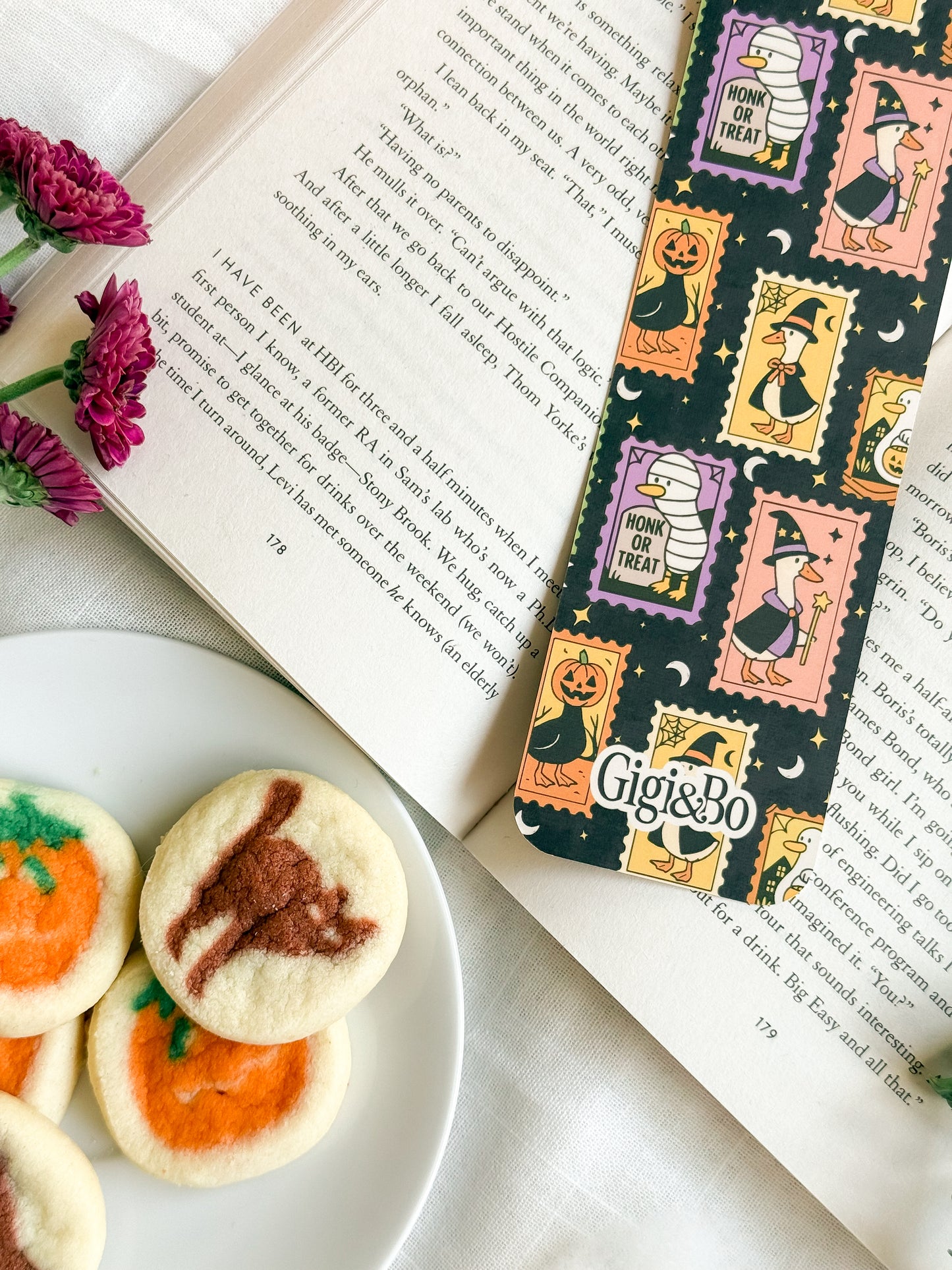Honk or Treat Bookmark