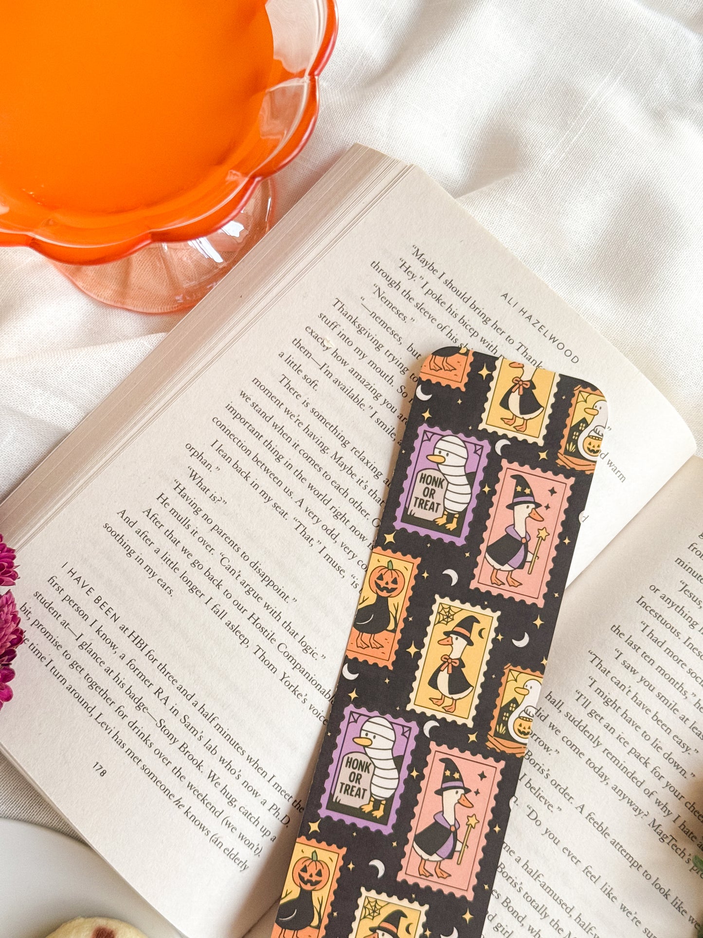 Honk or Treat Bookmark