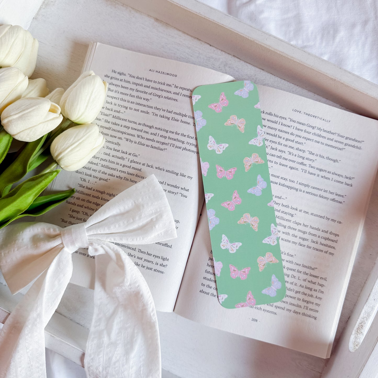 Teardrops & Butterflies Bookmark