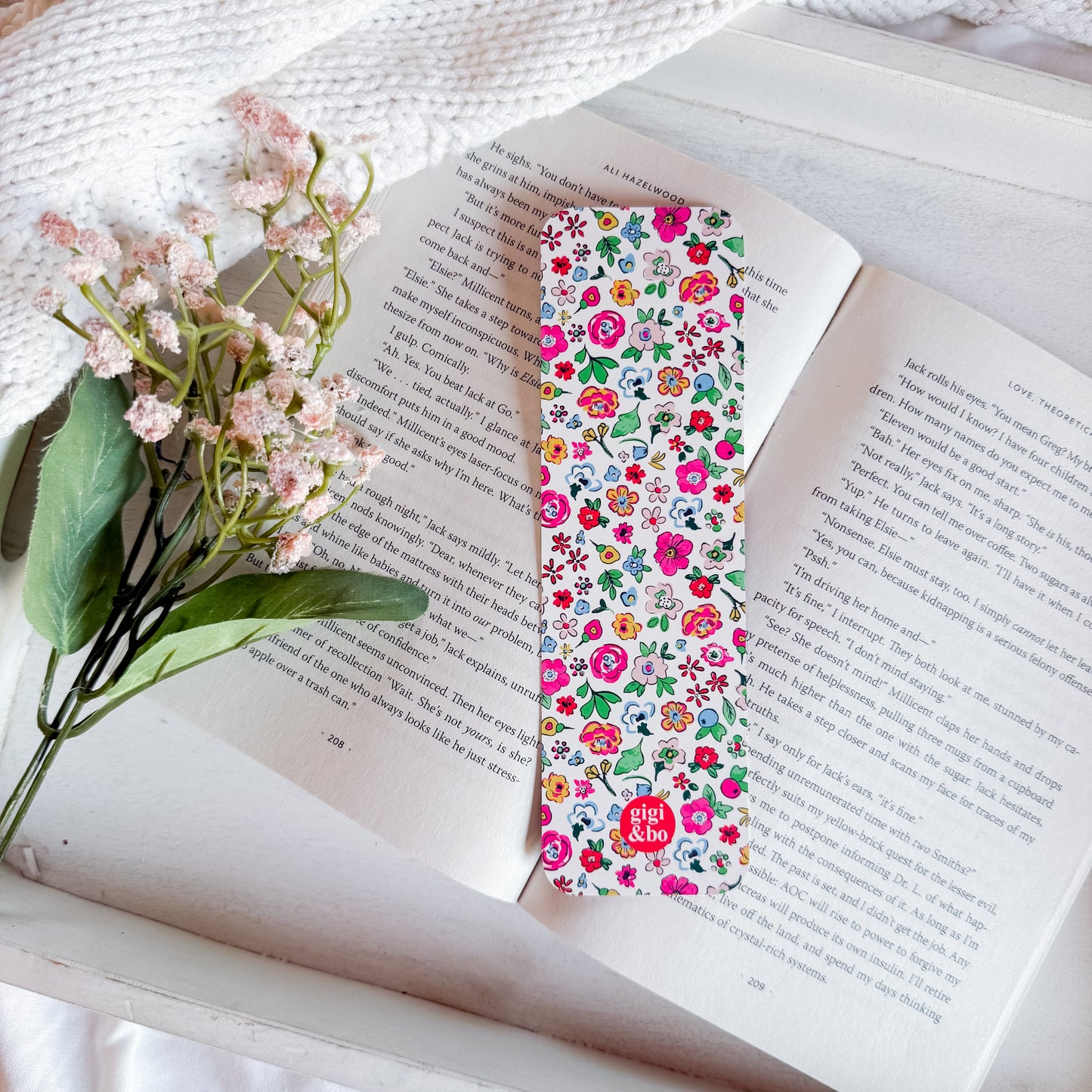 Posy Party Bookmark