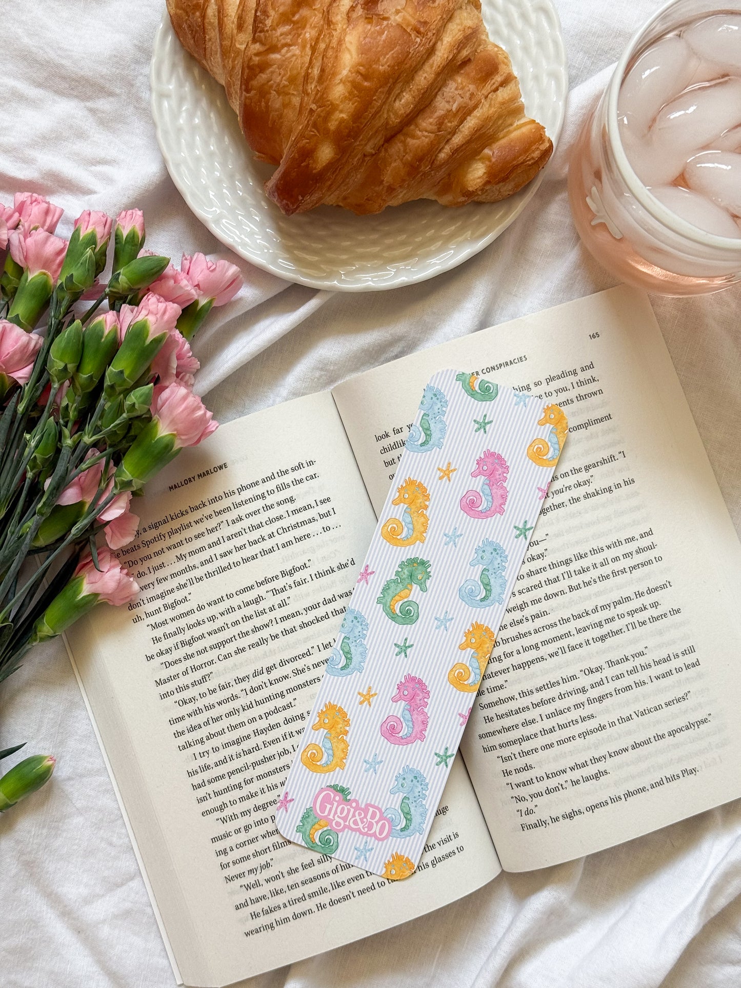 Seaside Seahorses Bookmark