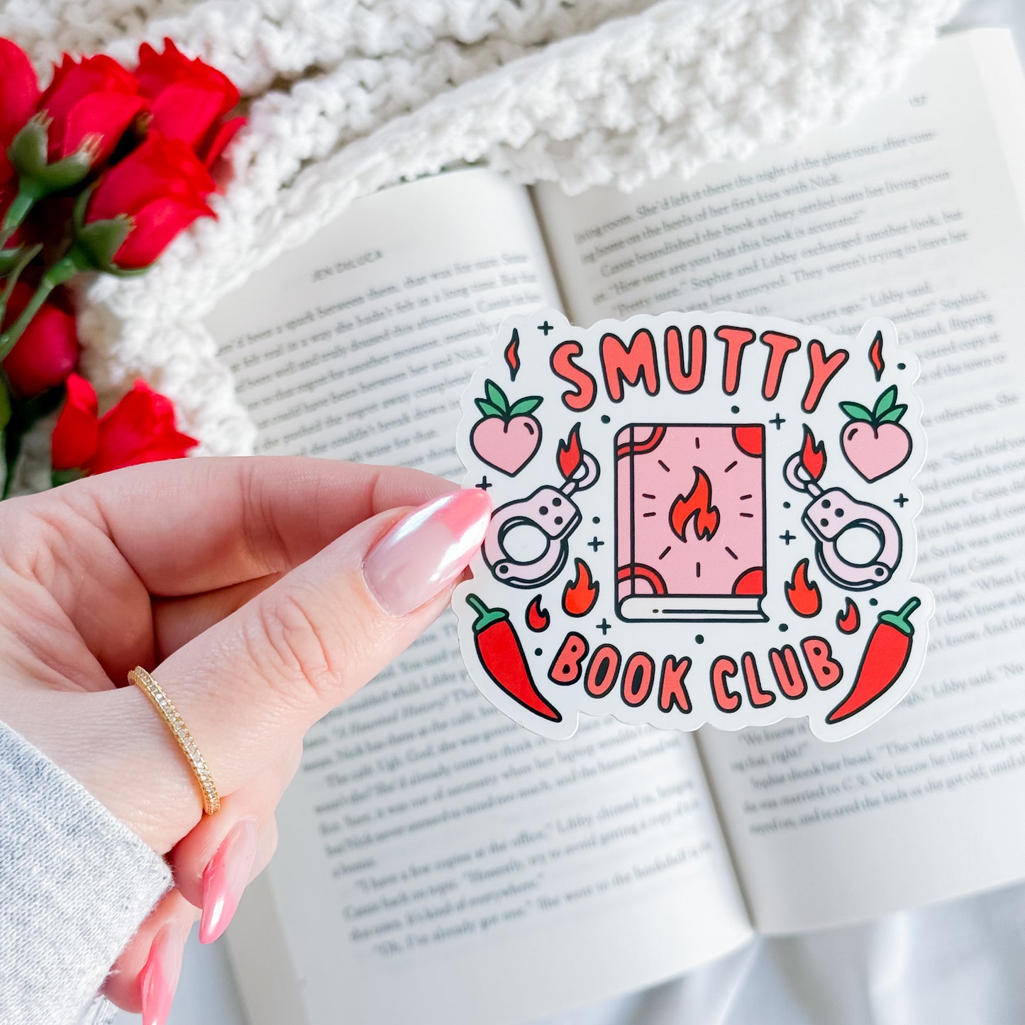 Smutty Book Club Sticker