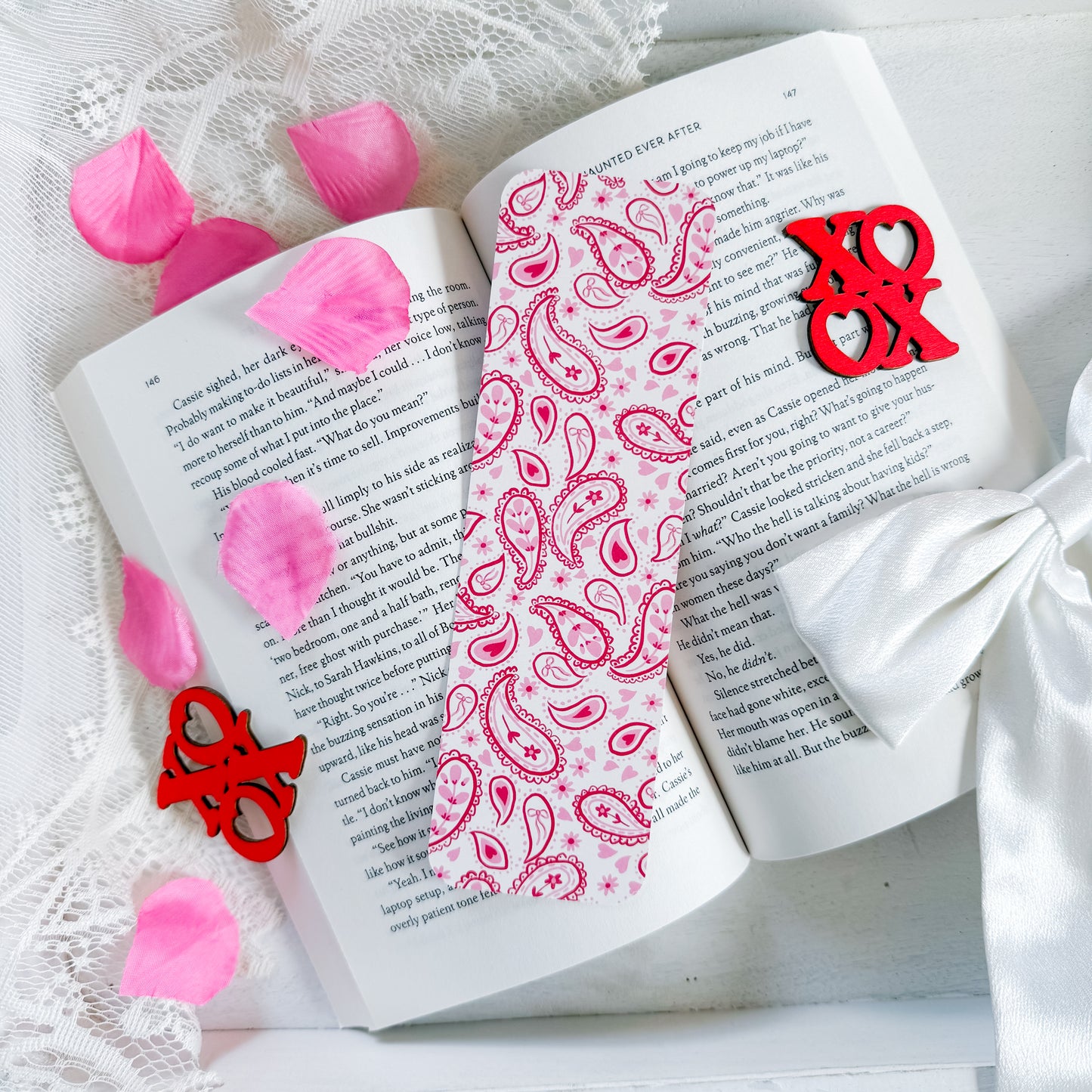 Paisley Romance Bookmark