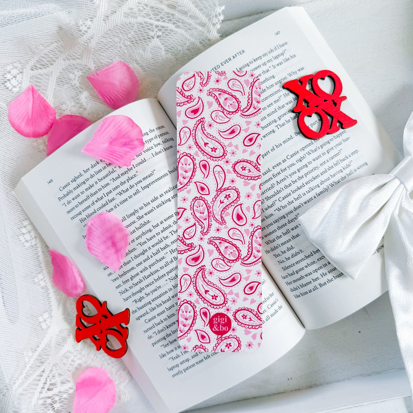 Paisley Romance Bookmark