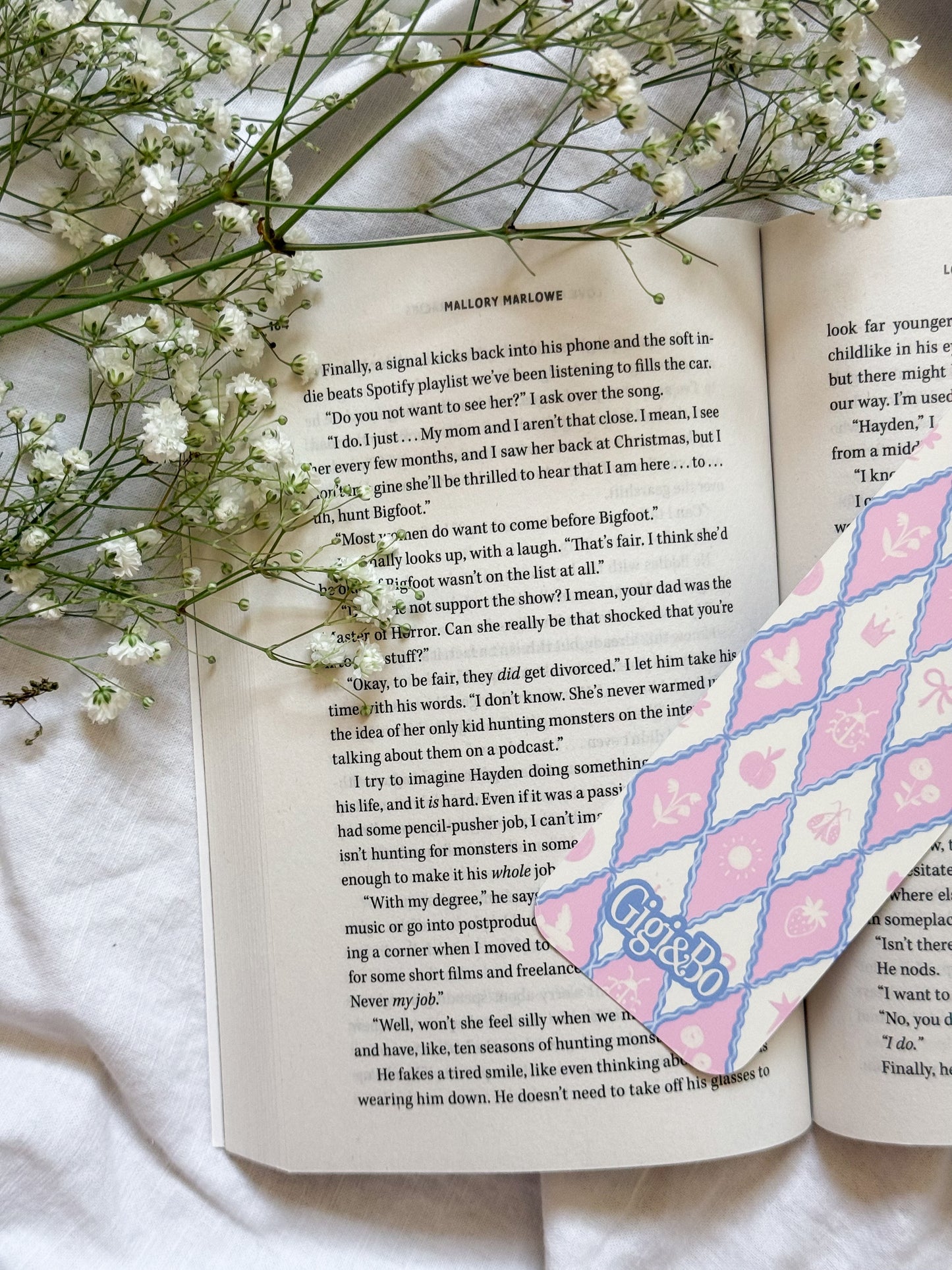 Coquette Trellis Bookmark