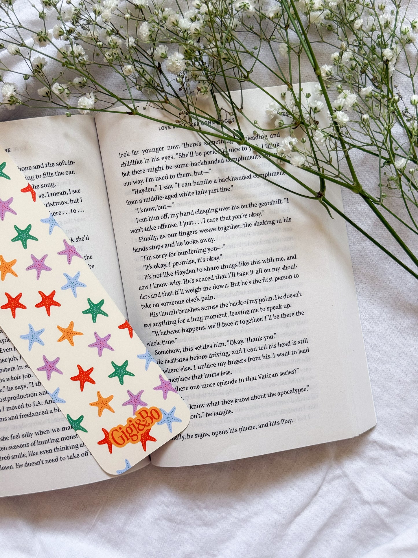 Starfish Kisses Bookmark