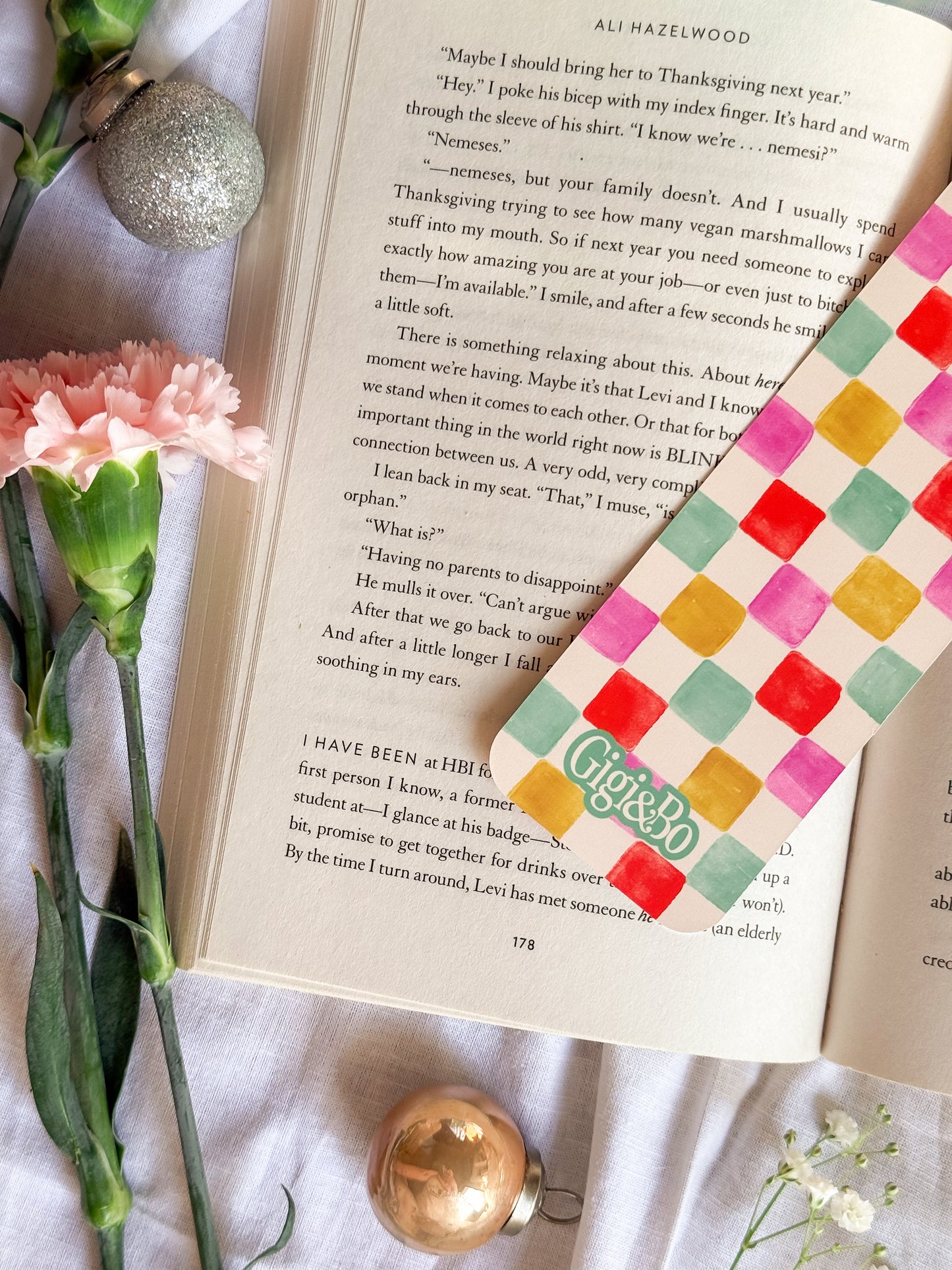 Watercolor Noel Bookmark