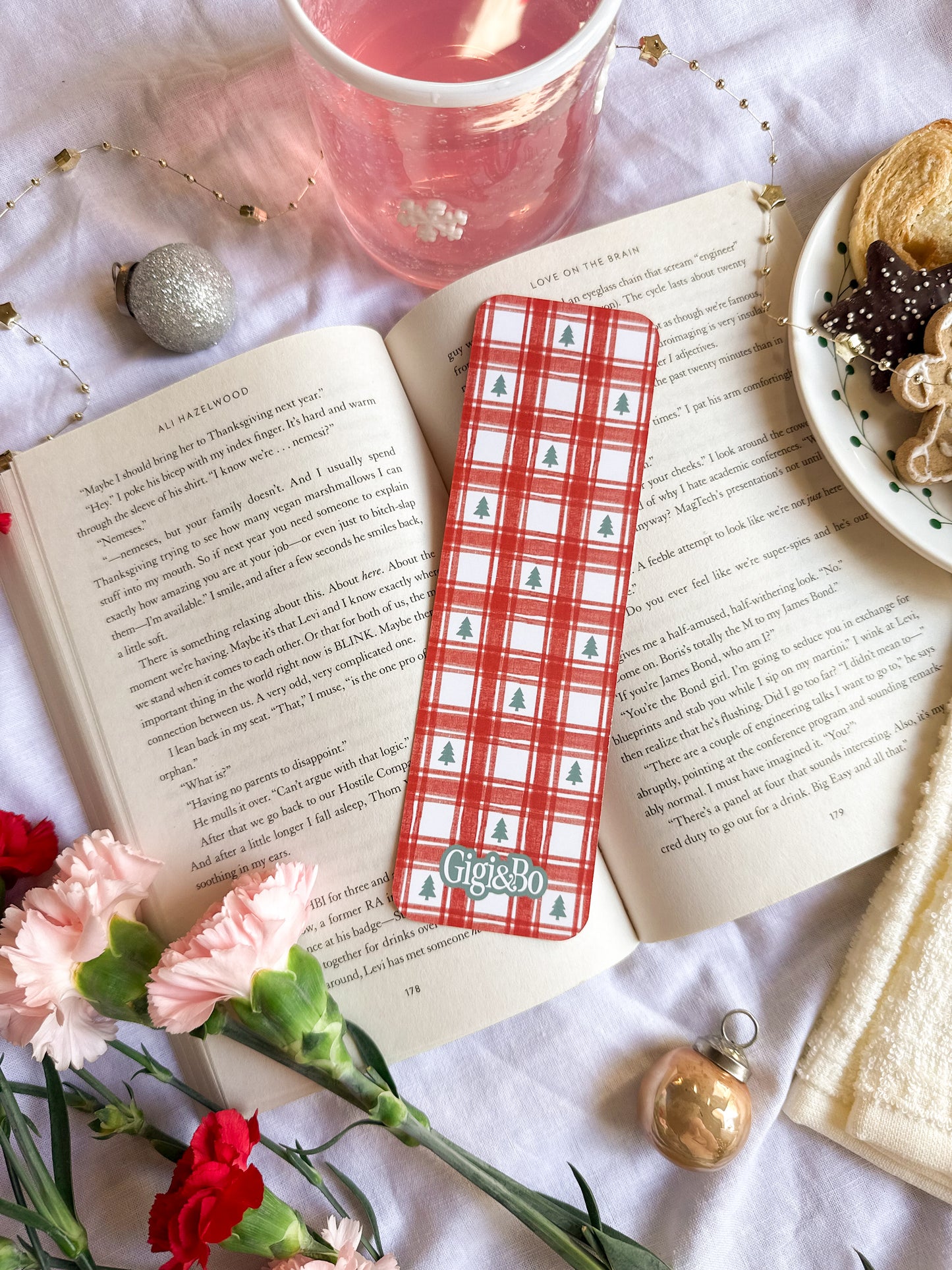 Cabin Plaid Bookmark
