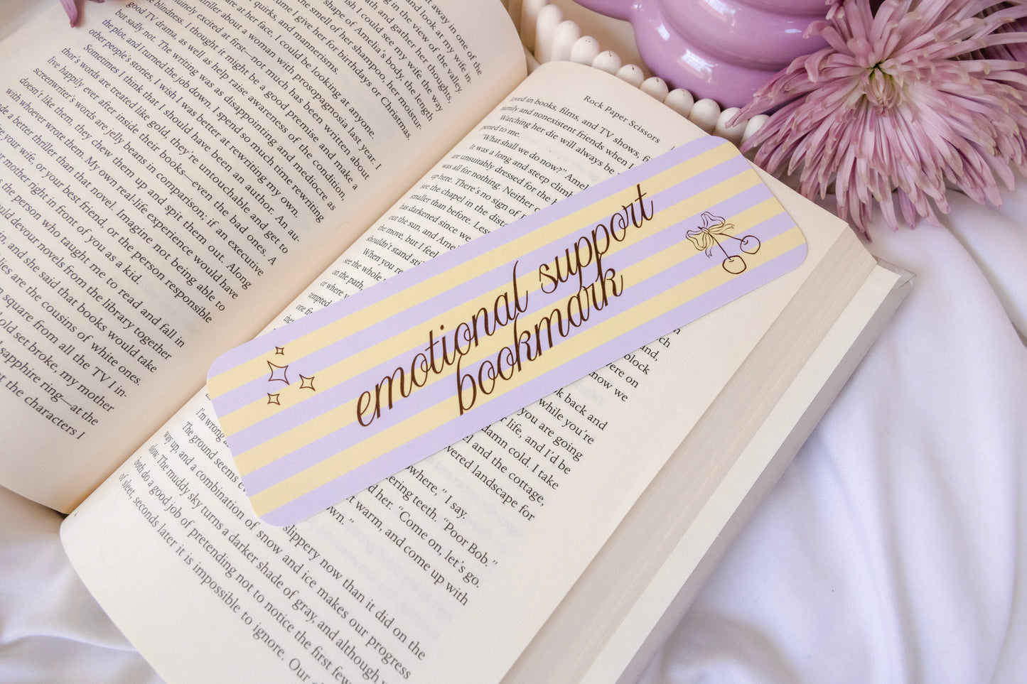 Emotional Support Bookmark