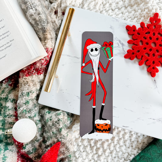 Spooky Christmas King Bookmark