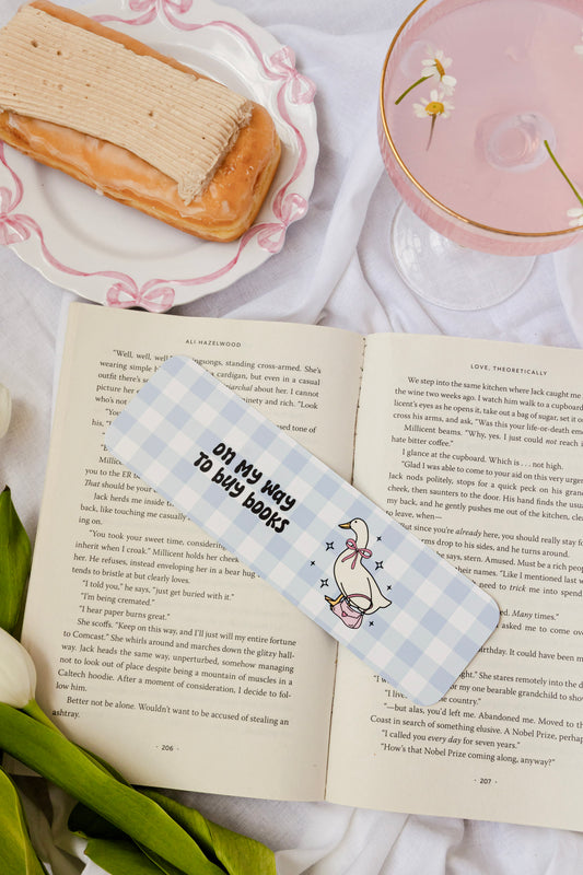 On My Way Bookmark