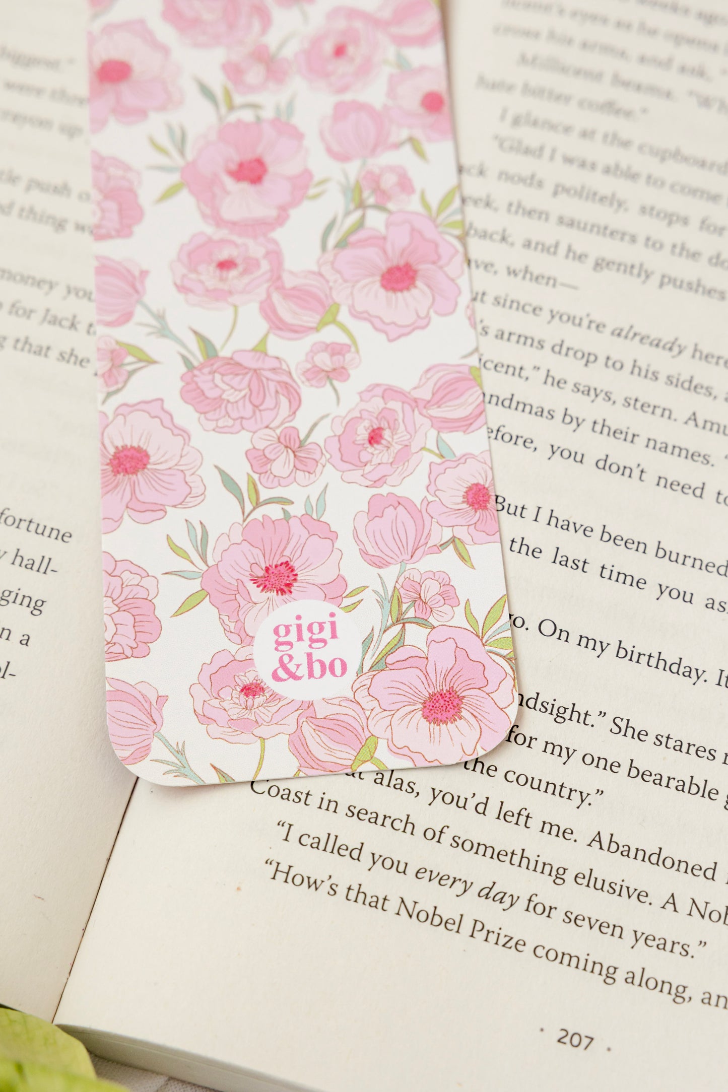 Pink Blossoms Bookmark