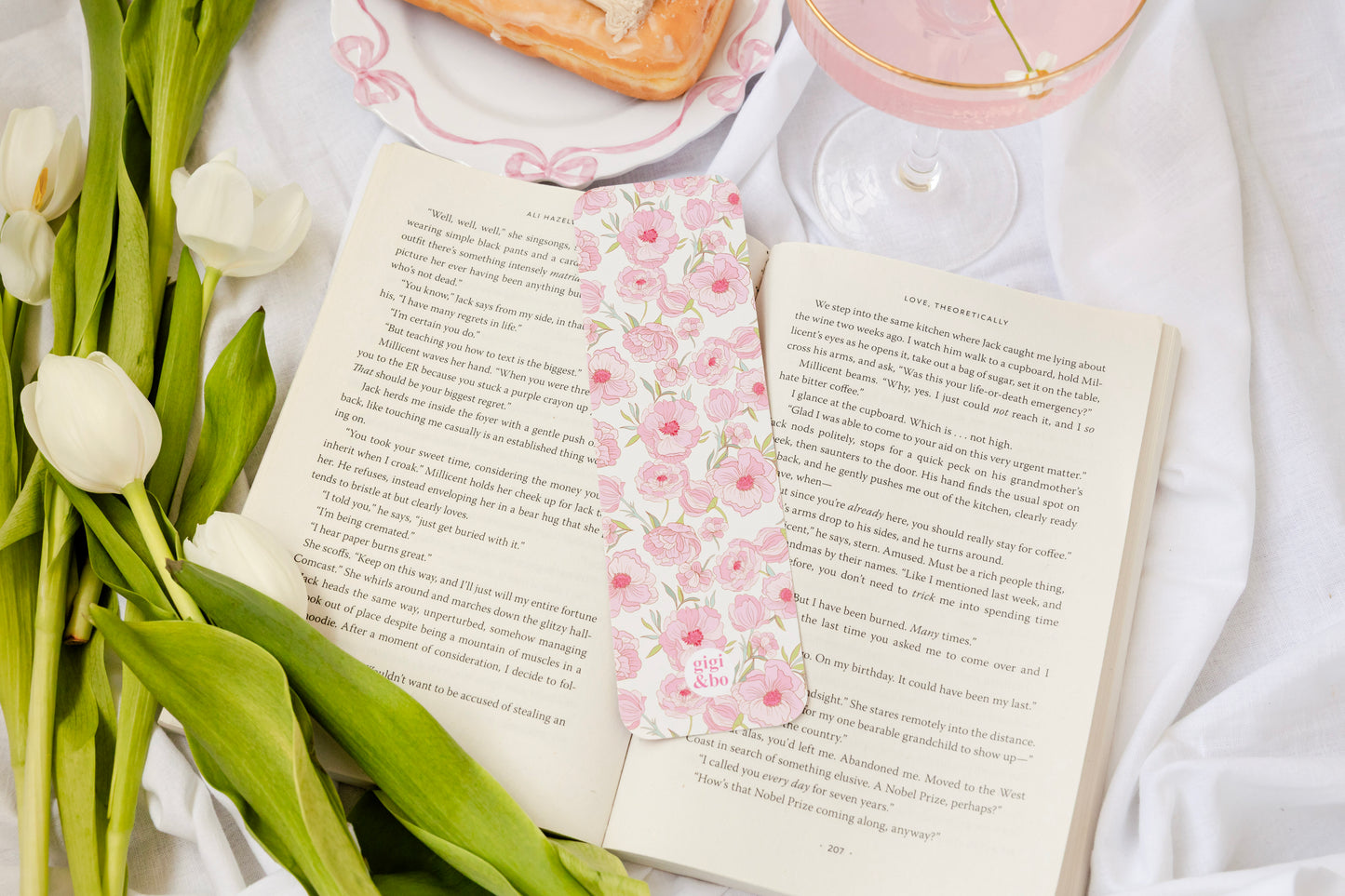 Pink Blossoms Bookmark