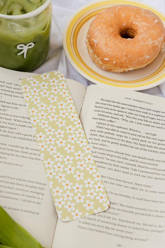 Olive Daisies Bookmark